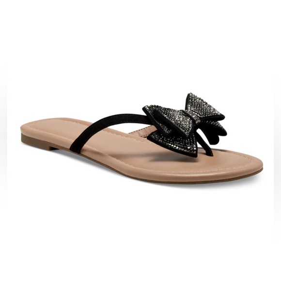 Women's Mabae Bow Flat Sandals, - Picture 1 of 7
